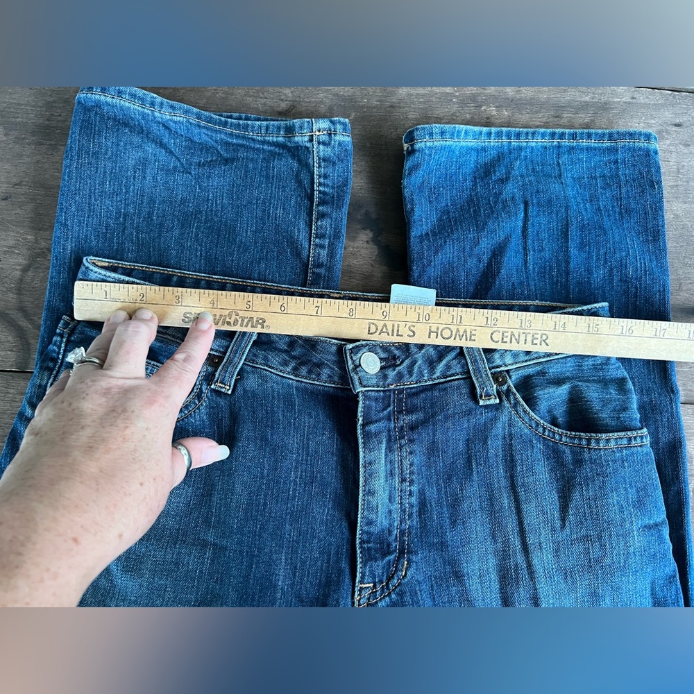 GAP Blue Denim Bootcut Stretch Jeans Womens 8R Vintage Made in USA - Picture 4 of 8